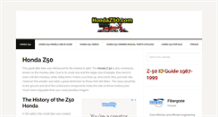 Desktop Screenshot of hondaz50.com