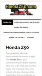 Mobile Screenshot of hondaz50.com